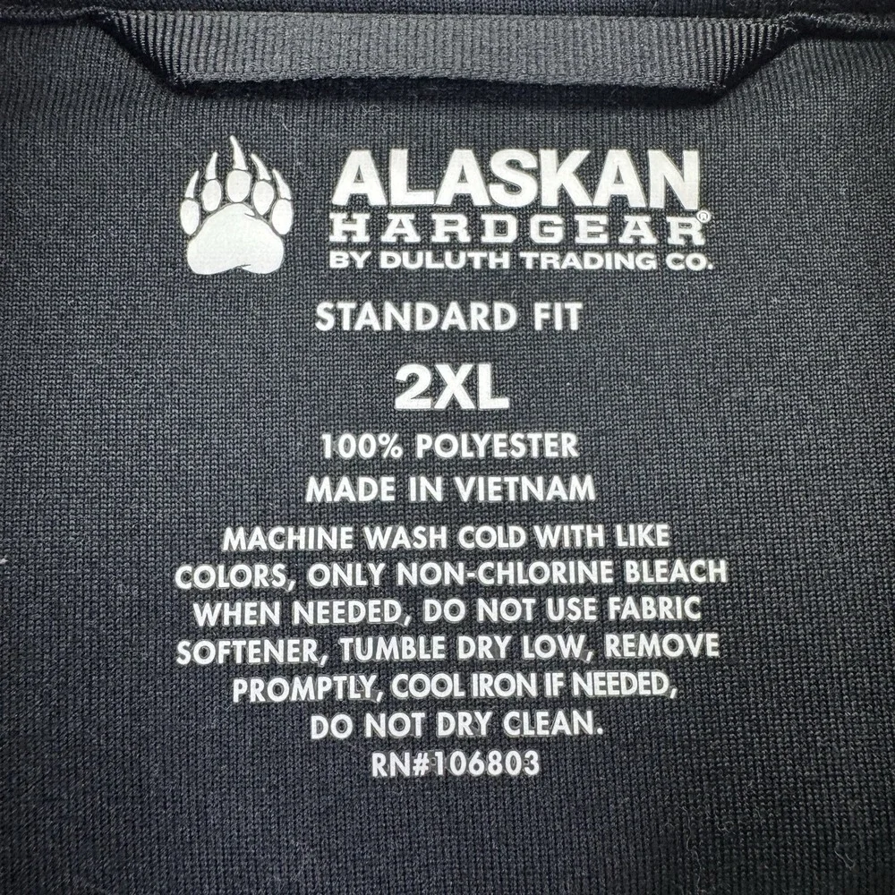 Alaskan Hardgear Gravel Tec Fleece Men's 2XL‎ XXL 1/4 Zip Pullover Jacket Red